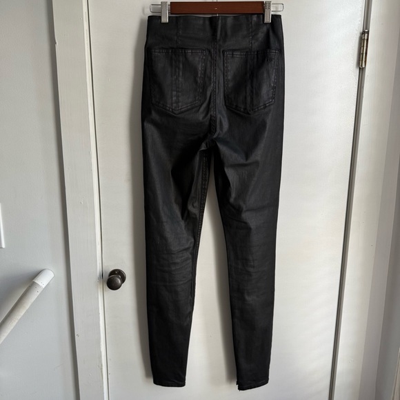 Rag & Bone Nina High-Rise Pull-On Black Pants — Women’s S, Slim Stretch - Picture 7 of 16